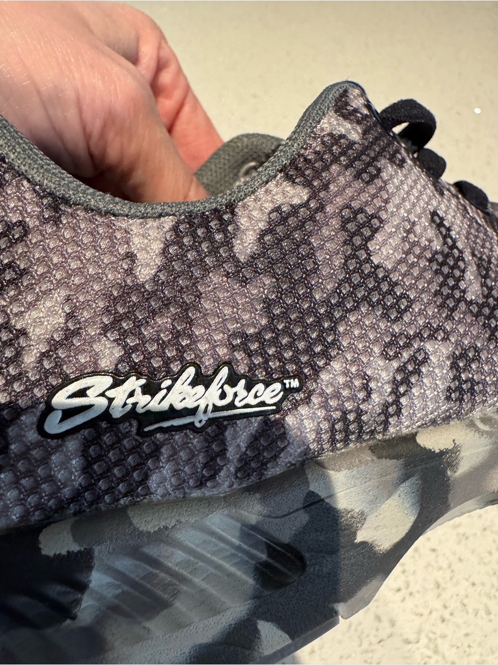 Strikeforce Camo Knit BOWLING shoes in Gray/Black - Picture 8 of 9